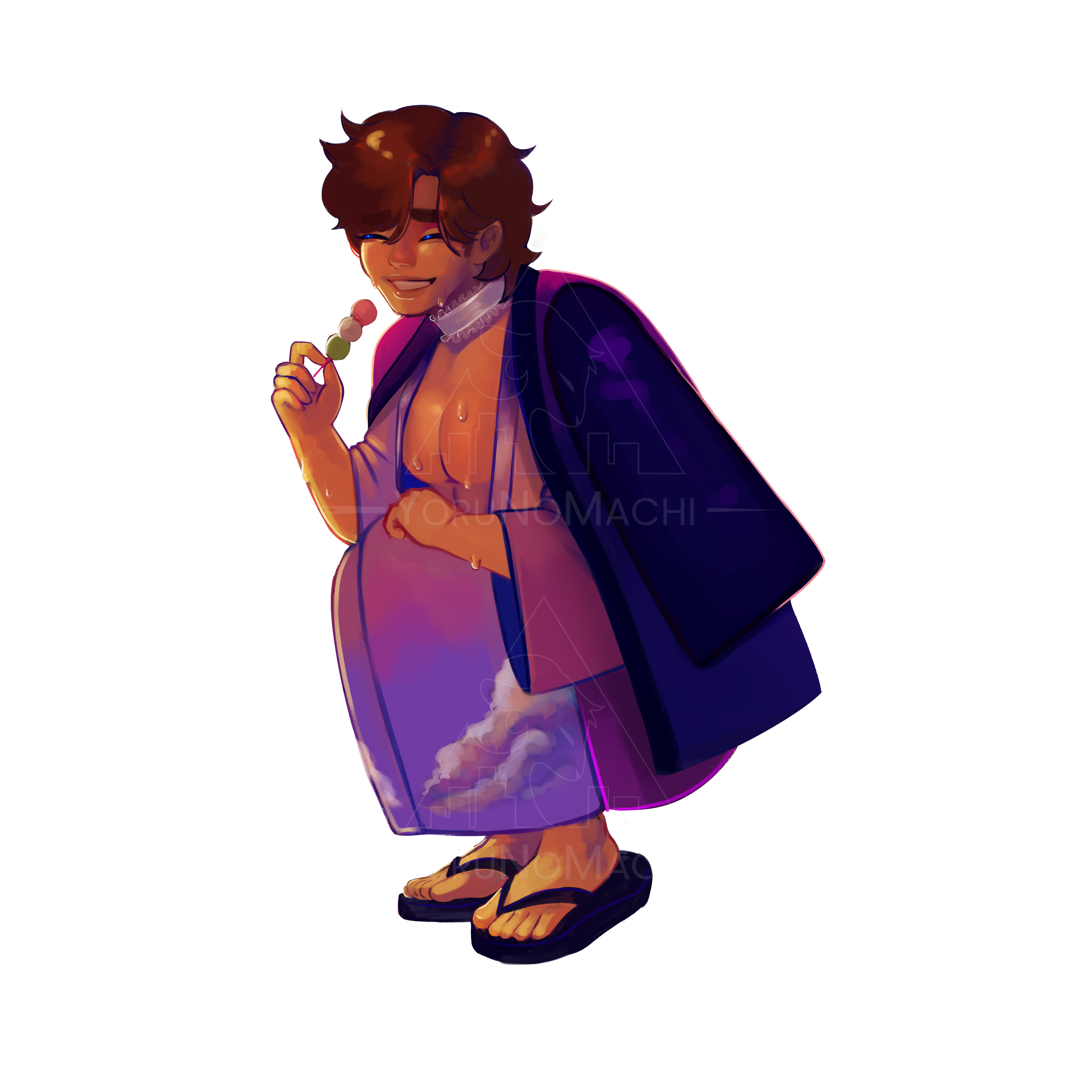 Flan Boy Matsuri Sticker